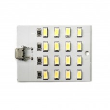 Світлодіодна панель 5 В, micro USB, 16 smd led, 5730